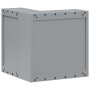Armario de Herramientas Esquina VidaXL Montado en la Pared y Cerrable de Acero Rojo by , Tool cabinets - Ref: Foro24-4103468,...