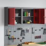 Gabinete de Herramientas Montado en la Pared Rojo 50x20x55 cm Acero by , Tool cabinets - Ref: Foro24-4103470, Price: 56,79 €,...