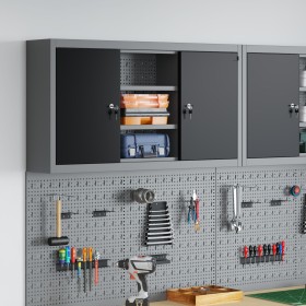 Cabinet de herramientas vidaxl montado en la