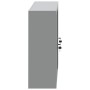 Cabinet de herramientas vidaxl montado en la pared con panel de clavijas negro 100x20x55 cm acero by , Tool cabinets - Ref: F...