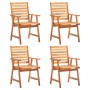 5-piece solid acacia wood garden dining set by vidaXL, Garden sets - Ref: Foro24-3087136, Price: 439,04 €, Discount: %