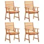 Juego de comedor de jardín 5 piezas madera maciza de acacia de vidaXL, Conjuntos de jardín - Ref: Foro24-3087136, Precio: 429...