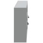 Gabinete de herramientas montado en la pared con panel de herramientas negro 150x20x55 cm acero by , Tool cabinets - Ref: For...