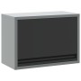 Gabinete de herramientas colgado en la pared, puerta a gas, 50x25x35 cm, negro von , Werkzeugschränke - Ref: Foro24-4103477, ...
