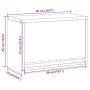 Armario de Herramientas Montado en Pared con Puerta de Elevación a Gas en Rojo, 50x25x35 cm by , Tool cabinets - Ref: Foro24-...