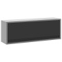 Gabinete de Herramientas Montado en la Pared con Puerta de Elevación a Gas Negro 100x25x35 cm by , Tool cabinets - Ref: Foro2...