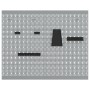 Tableros de Perforación 2 Pack con 8 Accesorios, Gris, 100x80 cm de Acero | Foro24.es | Tu tienda online para hogar, jardín y más Foro24.es