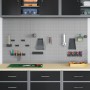 Tableros de Perforación 3 pcs con 15 Accesorios Gris 50x80 cm Acero by , Tool Organization and Storage - Ref: Foro24-4103484,...