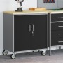 Gabinete de herramientas con ruedas y cerradura Negro 75x45x85 cm Acero by , Tool cabinets - Ref: Foro24-4103485, Price: 179,...