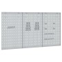 Tableros de Perforación 3 pcs con 15 Accesorios Gris 50x80 cm Acero by , Tool Organization and Storage - Ref: Foro24-4103484,...