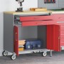 Gabinete de Herramientas con Ruedas y Cerradura Rojo 75x45x85 cm de Acero by , Tool cabinets - Ref: Foro24-4103488, Price: 19...