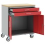 Gabinete de Herramientas con Ruedas y Cerradura Rojo 75x45x85 cm de Acero by , Tool cabinets - Ref: Foro24-4103488, Price: 19...