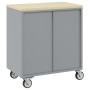 Gabinete de Herramientas con Ruedas y Cerradura Rojo 75x45x85 cm de Acero by , Tool cabinets - Ref: Foro24-4103488, Price: 19...