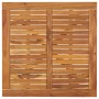 Juego de comedor de jardín 3 piezas madera maciza de acacia
