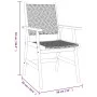 Garden dining set 3 pieces solid acacia wood by vidaXL, Garden sets - Ref: Foro24-3087137, Price: 250,42 €, Discount: %