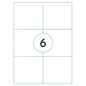rillprint Selbstklebeetiketten 105x99 mm 500 Blatt weiß von rillprint, Adressetiketten - Ref: Foro24-441030, Preis: 39,30 €, ...