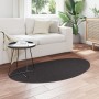 Alfombra "HUARTE" de pelo corto, suave y lavable en antracita 80x150 cm | Foro24.es | Tu tienda online para hogar, jardín y más Foro24.es