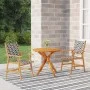 Juego de comedor de jardín 3 piezas madera maciza de acacia by vidaXL, Garden sets - Ref: Foro24-3087130, Price: 245,46 €, Di...