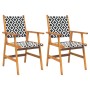 Juego de comedor de jardín 3 piezas madera maciza de acacia by vidaXL, Garden sets - Ref: Foro24-3087130, Price: 248,35 €, Di...