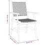 Juego de comedor de jardín 3 piezas madera maciza de acacia by vidaXL, Garden sets - Ref: Foro24-3087130, Price: 245,46 €, Di...