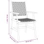 Juego de comedor de jardín 3 piezas madera maciza de acacia by vidaXL, Garden sets - Ref: Foro24-3087130, Price: 248,35 €, Di...