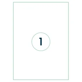 rillprint Selbstklebeetiketten 210x297 mm 1000 Blatt weiß von rillprint, Adressetiketten - Ref: Foro24-441040, Preis: 59,21 €...