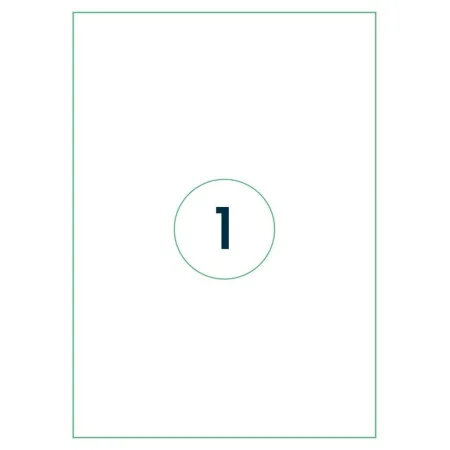rillprint Self-adhesive labels 210x297 mm 1000 sheets white by rillprint, Address labels - Ref: Foro24-441040, Price: 59,21 €...