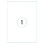 rillprint Self-adhesive labels 210x297 mm 1000 sheets white by rillprint, Address labels - Ref: Foro24-441040, Price: 59,21 €...