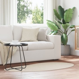 Alfombra de área Beige 80x150 cm Antideslizante