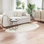 Alfombra de Área Crema 100x200 cm Poliéster Antideslizante | Foro24.es | Tu tienda online para hogar, jardín y más Foro24.es