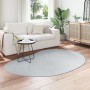 Alfombra área gris 140x200 cm polipropileno antideslizante