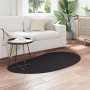 Alfombra negra 80x150 cm poliéster antideslizante | Foro24.es | Tu tienda online para hogar, jardín y más Foro24.es