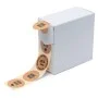 rillprint Pegatinas de regalo 250 piezas 4 rollos marrón de rillprint, Cinta para etiquetar - Ref: Foro24-441045, Precio: 26,...