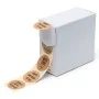rillprint Pegatinas de regalo 250 piezas 4 rollos marrón de rillprint, Cinta para etiquetar - Ref: Foro24-441045, Precio: 26,...