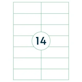 rillprint Selbstklebeetiketten 105x42,4 mm 1000 Blatt weiß von rillprint, Adressetiketten - Ref: Foro24-441035, Preis: 68,49 ...