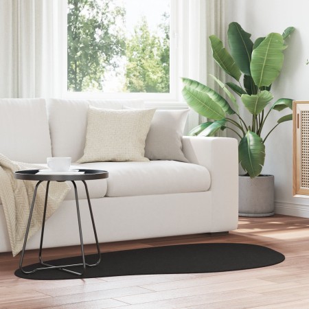 Alfombra 'HUARTE'negra suave de pelo corto y lavable 80x150 cm by , Rugs - Ref: Foro24-4103796, Price: 35,97 €, Discount: %