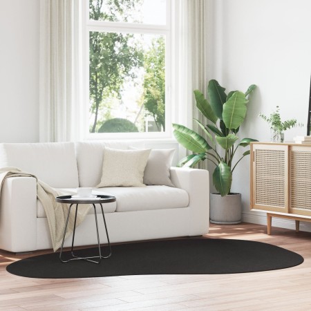 Alfombra 'HUARTE'de Pelusa Corta Suave y Lavable Negra 160x230 cm | Foro24.es | Tu tienda online para hogar, jardín y más Foro24.es