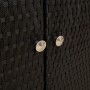 Gabinete de Almacenamiento Negro 100x36x102 cm Ratán | Foro24.es | Tu tienda online para hogar, jardín y más Foro24.es