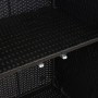 Gabinete de Almacenamiento Negro 100x36x102 cm Ratán | Foro24.es | Tu tienda online para hogar, jardín y más Foro24.es