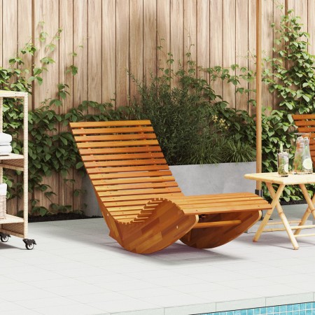 Tumbonas mecedoras 2 pcs Madera sólida de acacia | Foro24.es | Tu tienda online para hogar, jardín y más Foro24.es