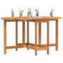Mesa de Jardín Plegable Mariposa 110x60x72 cm de Madera Sólida de Acacia Ovalada de , Mesas de jardín - Ref: Foro24-4103887, ...