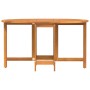 Mesa de Jardín Plegable Mariposa 110x60x72 cm de Madera Sólida de Acacia Ovalada de , Mesas de jardín - Ref: Foro24-4103887, ...