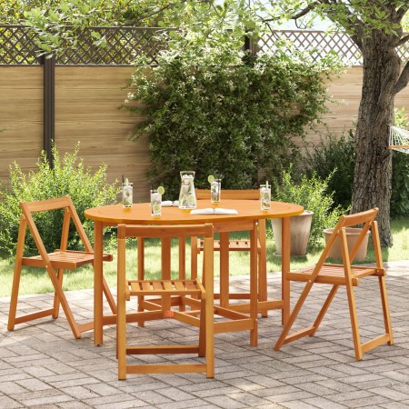 Conjunto de comedor de jardín de 5 piezas - Madera de acacia plegable von , Gartentische - Ref: Foro24-4103890, Preis: 207,89...