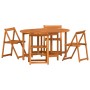 Conjunto de comedor de jardín de 5 piezas - Madera de acacia plegable von , Gartentische - Ref: Foro24-4103890, Preis: 207,89...