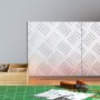 Placas de chequeo de aluminio 2 pcs Antideslizante 20x20 cm | Foro24.es | Tu tienda online para hogar, jardín y más Foro24.es