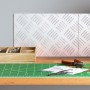 Placas de Aluminio Antideslizantes con Diseño en Cuadrícula 2 pcs 30x20 cm | Foro24.es | Tu tienda online para hogar, jardín y más Foro24.es