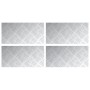 Placas de Aluminio 4 pcs Antideslizante 40x20 cm | Foro24.es | Tu tienda online para hogar, jardín y más Foro24.es
