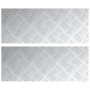 Placas de Aluminio con Patrón de Ajedrez 2 pcs Antideslizantes 50x20 cm | Foro24.es | Tu tienda online para hogar, jardín y más Foro24.es