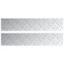 Placas de Aluminio con Cuadrícula 2 pcs Antideslizantes 100x20 cm | Foro24.es | Tu tienda online para hogar, jardín y más Foro24.es