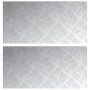 Placas de Aluminio 2 pcs Antideslizantes 60x30 cm | Foro24.es | Tu tienda online para hogar, jardín y más Foro24.es